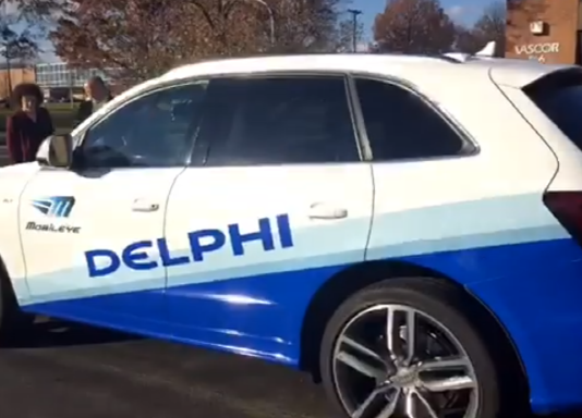 델파이-모빌아이, 무인자동차 시험운행 성공