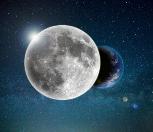 35년만의 슈퍼 블루문 개기월식