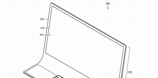 애플 특허, 곡면 유리에 내장된 일체형 아이맥?