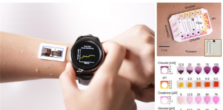 땀 실시간 검사로 건강상태 진단하는 전자소자 개발