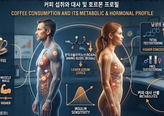 “커피 많이 마실수록 체지방·근육량뿐만 아니라 ‘성호르몬 농도’도 달라진다”